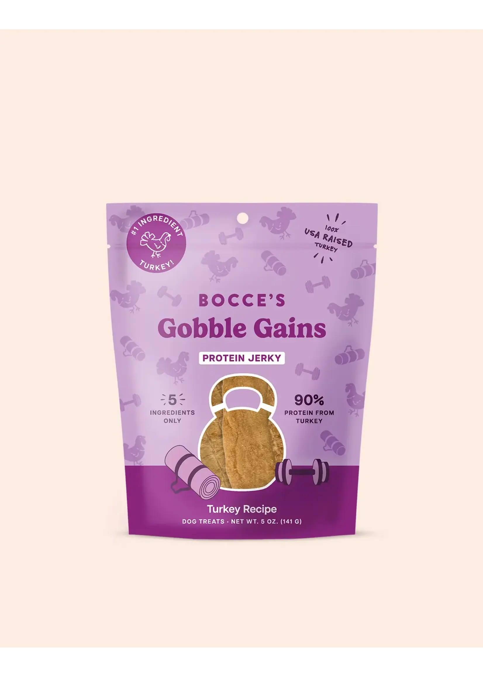 Bocce's Bakery Bocce's Bakery Dog Protein Jerky Gobble Gains - 5 oz