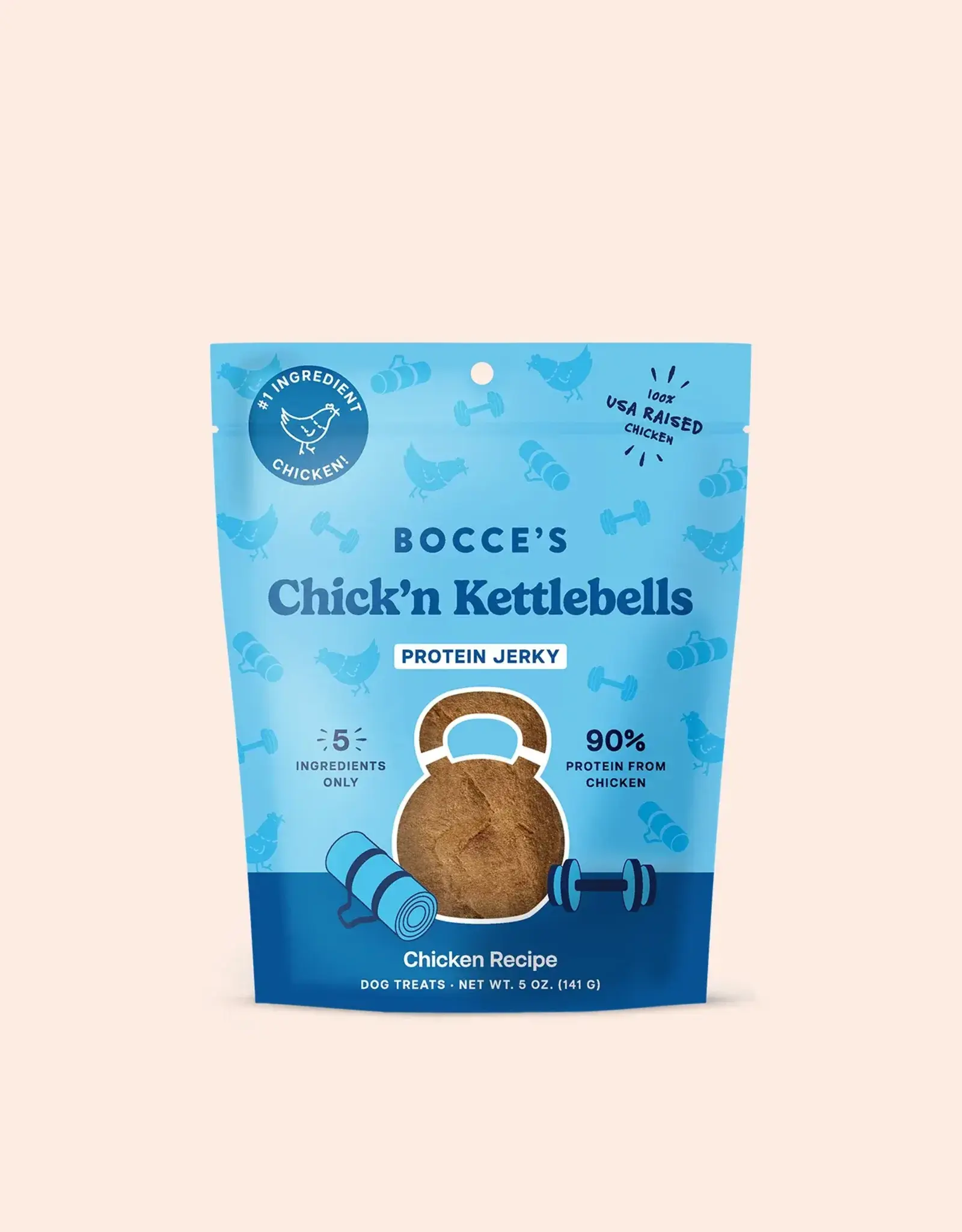 Bocce's Bakery Bocce's Bakery Dog Protein Jerky Chik'n Kettlebells - 5 oz