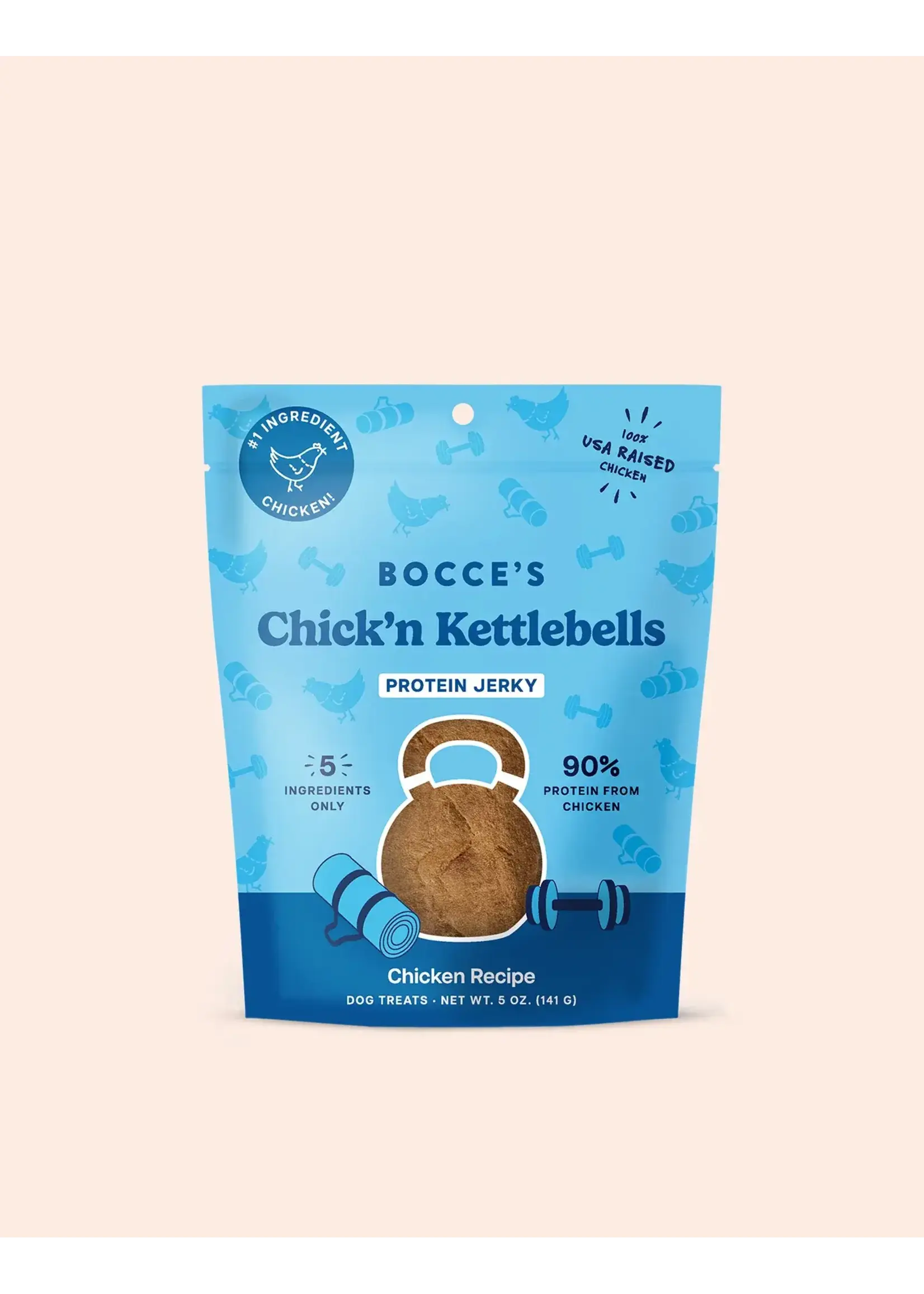 Bocce's Bakery Bocce's Bakery Dog Protein Jerky Chik'n Kettlebells - 5 oz