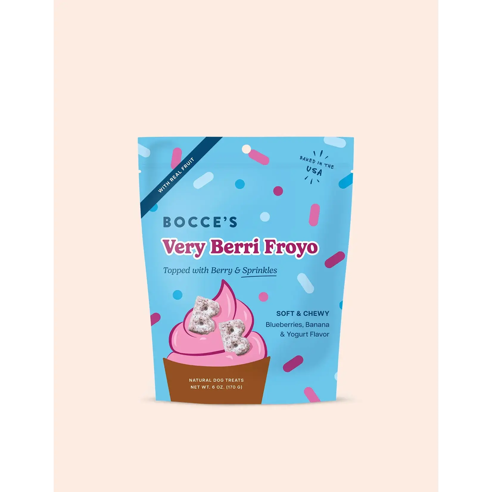 Bocce's Bakery Bocce's Bakery Dog Soft & Chewy Very Berri Froyo Treats - 6 oz