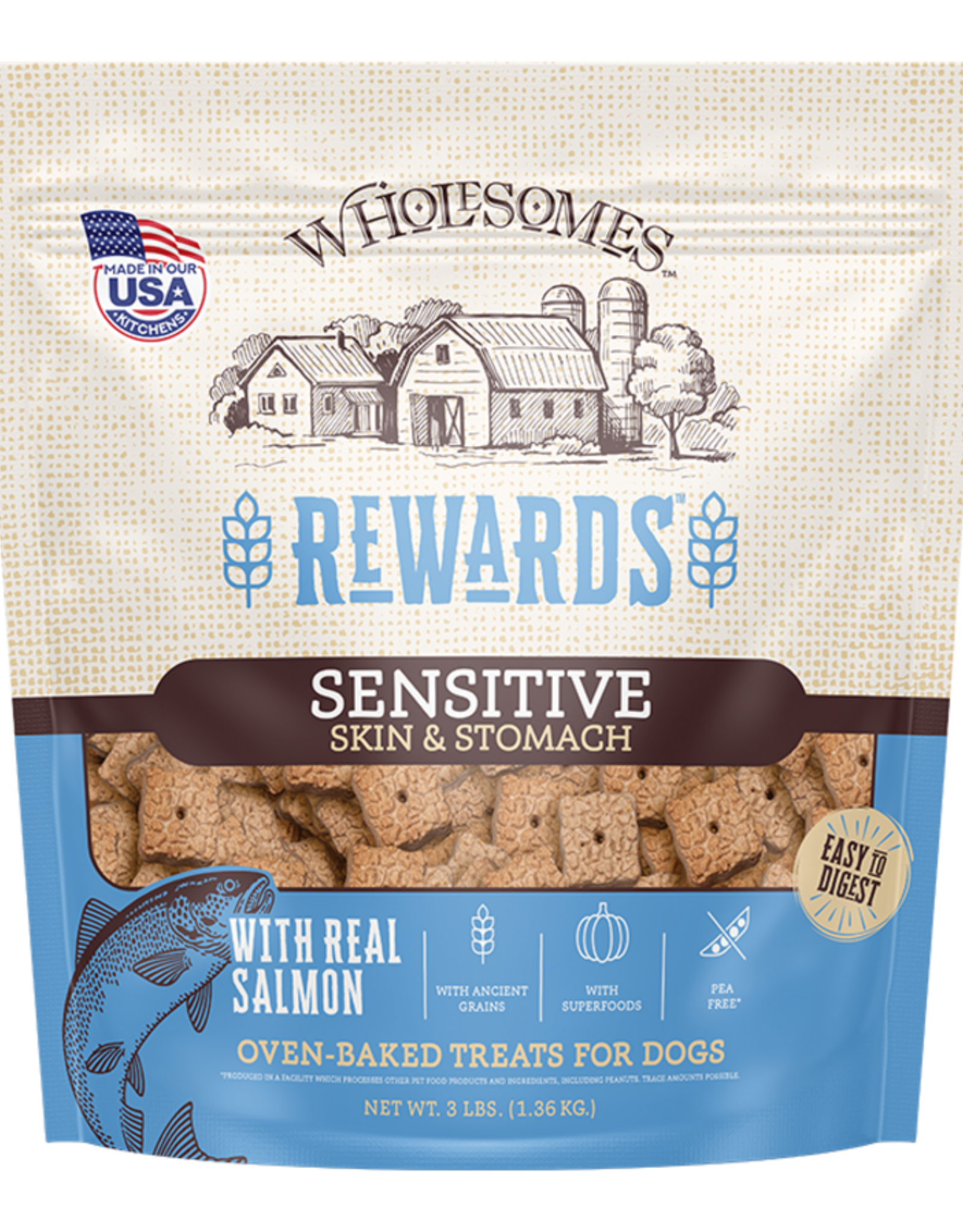 Sportmix Wholesomes Rewards Sensitive Skin & Stomach Salmon 3lbs