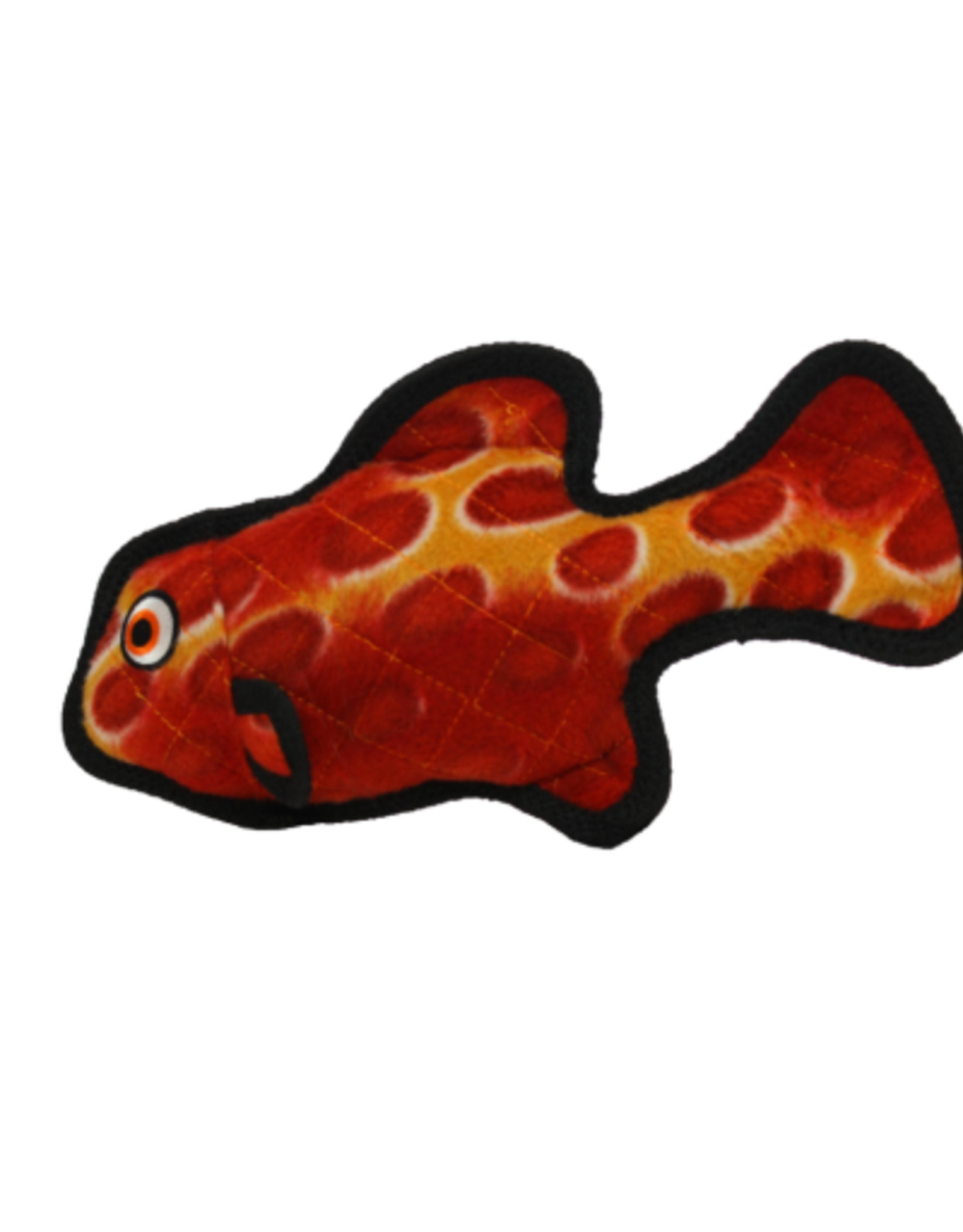 Tuffy's Tuffy Ocean Creature Fish Red  Durable Dog Toy