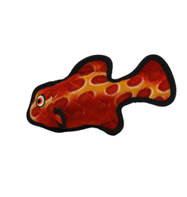 Tuffy's Tuffy Ocean Creature Fish Red  Durable Dog Toy