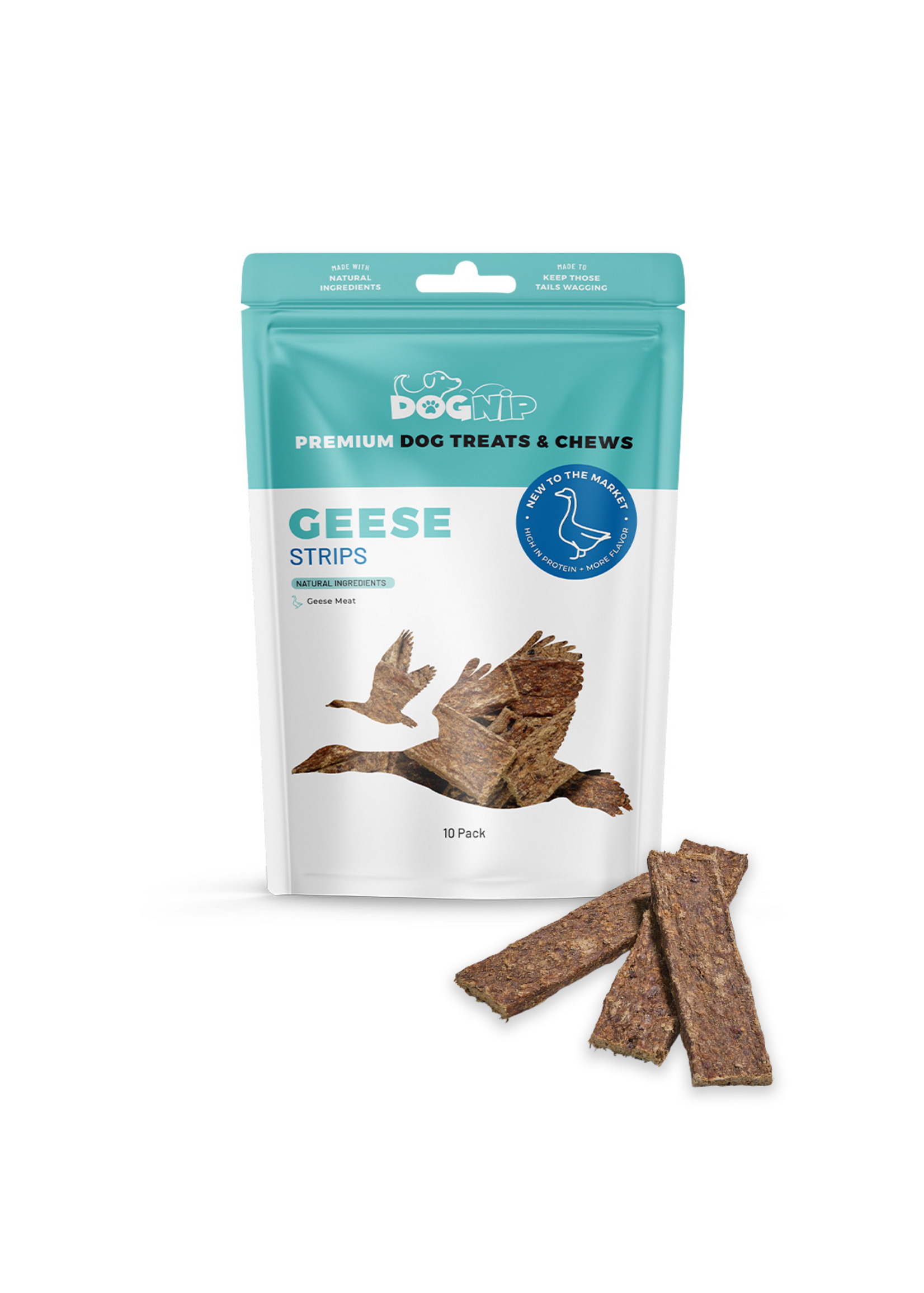 Dog Nip Dog Nip Geese Strips Dog Treats - 10 Pack