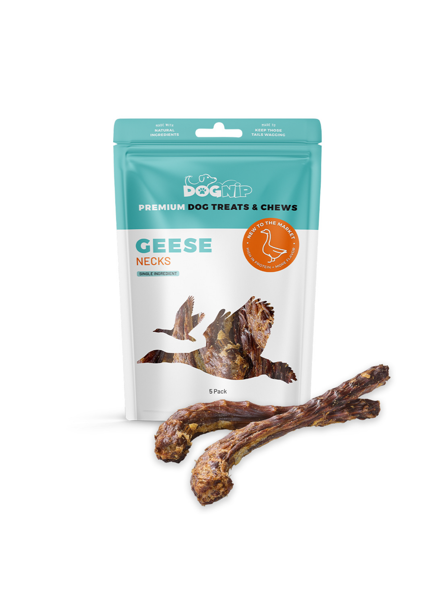 Dog Nip Dog Nip Geese Necks Dog Treats - 5 Pack