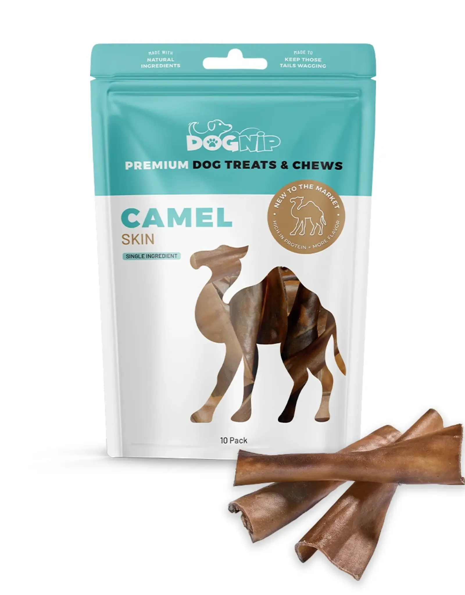Dog Nip Dog Nip Camel Skin Dog Treats - 10 pack