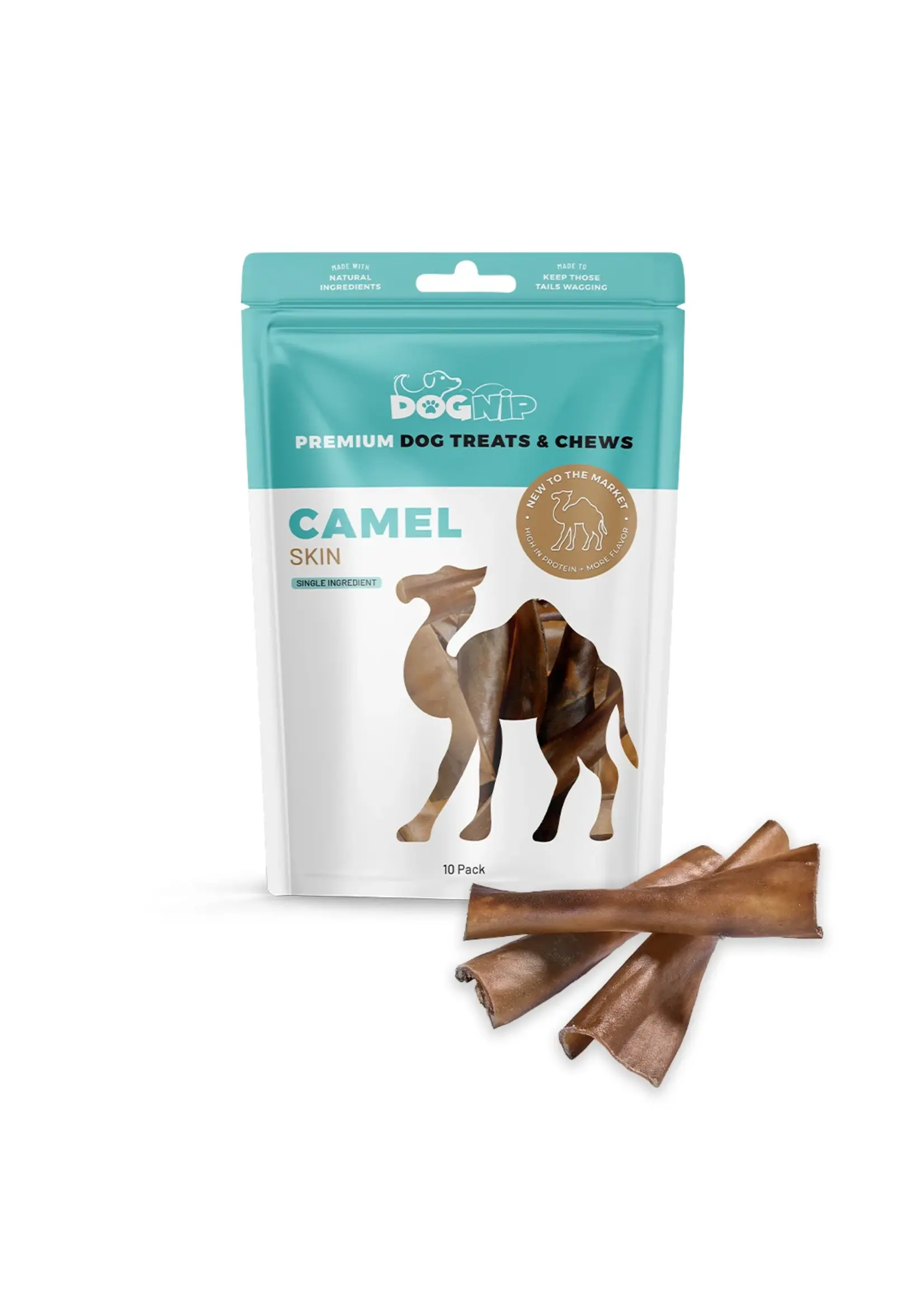 Dog Nip Dog Nip Camel Skin Dog Treats - 10 pack