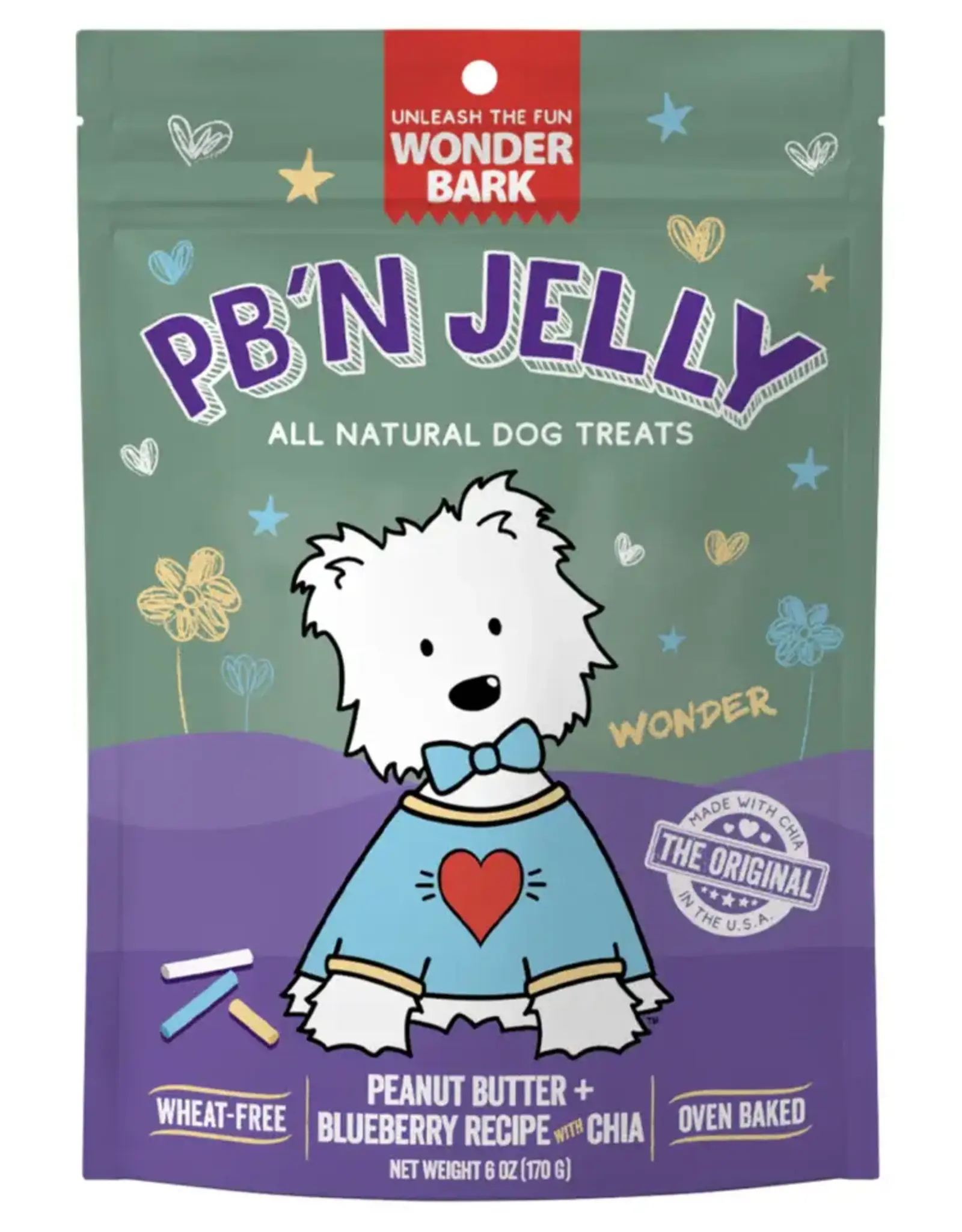 Wonder Bark Wonder Bark PB'N Jelly Baked Dog Treats - 6 oz
