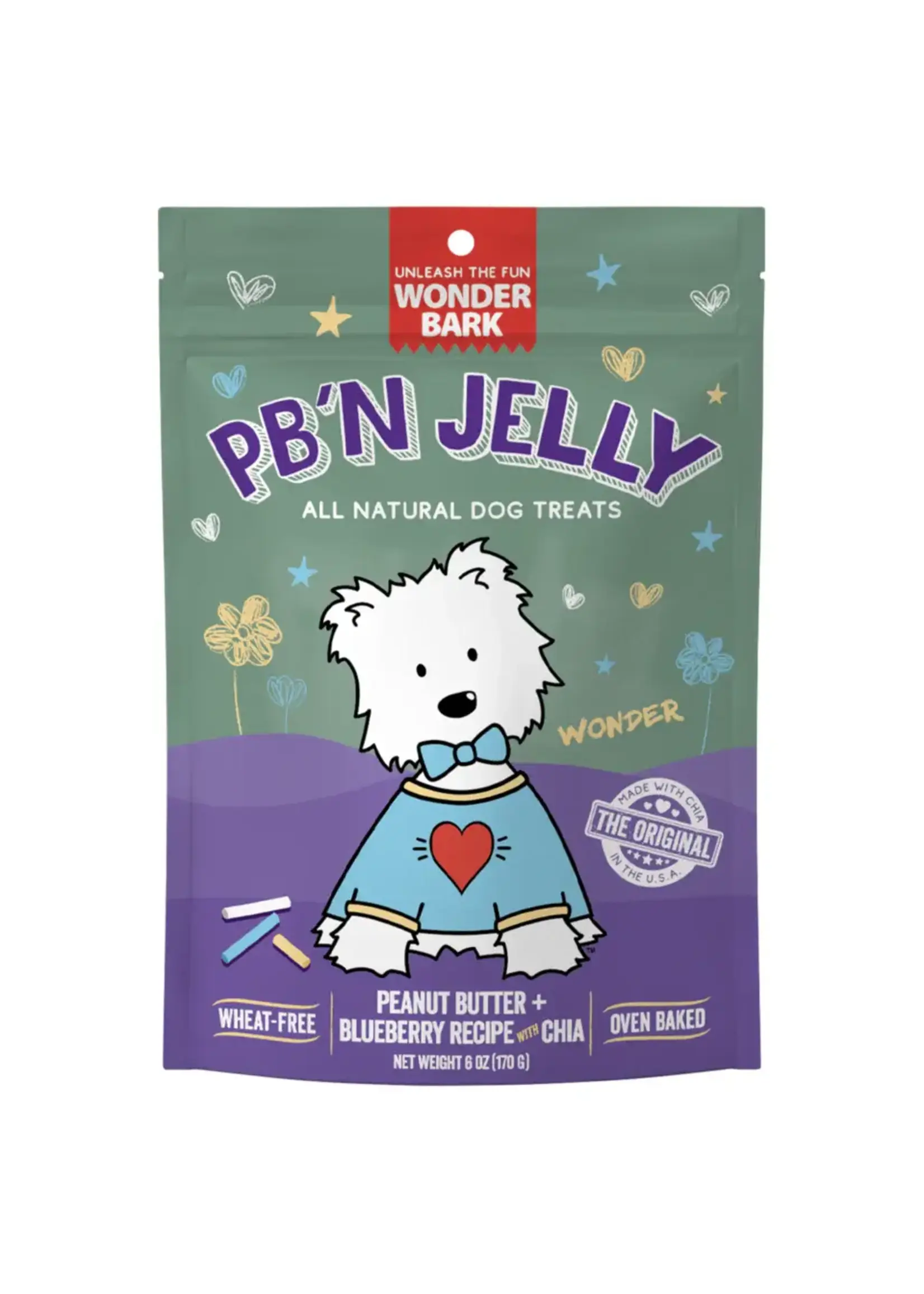Wonder Bark Wonder Bark PB'N Jelly Baked Dog Treats - 6 oz