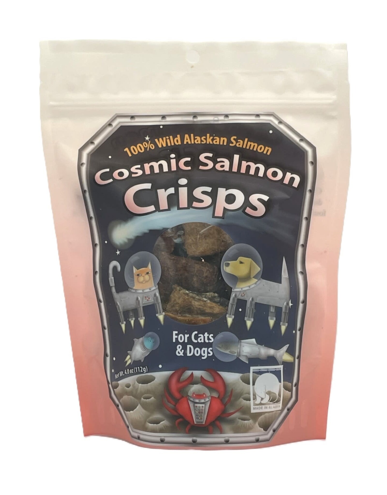 Happy Claws Lucky Paws Happy Claws Lucky Paws Cosmic Salmon Crisps Dog Treats - 4.0 oz