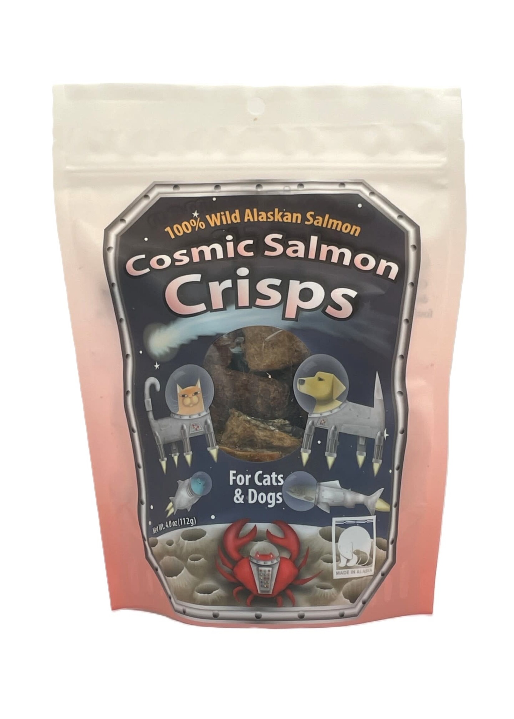 Happy Claws Lucky Paws Happy Claws Lucky Paws Cosmic Salmon Crisps Dog Treats - 4.0 oz