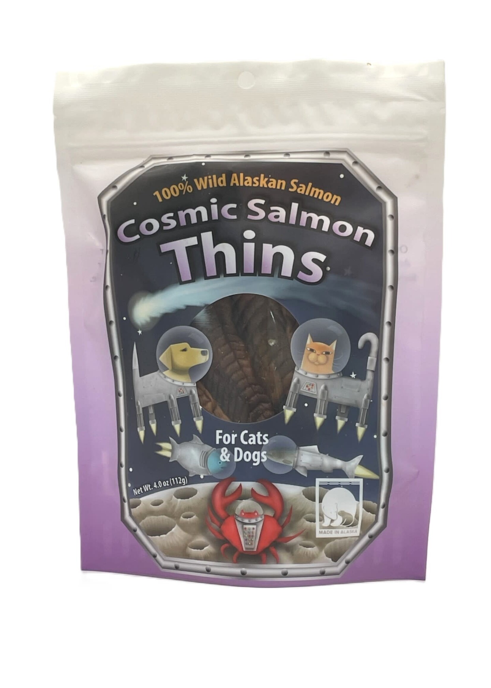 Happy Claws Lucky Paws Happy Claws Lucky Paws Cosmic Salmon Thins Dog Treats - 4.0 oz