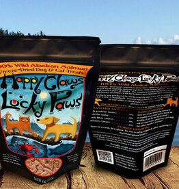 Happy Claws Lucky Paws Happy Claws Lucky Paws Wild Alaskan Salmon Cubes Freeze-Dried Dog Treats - 2.5 oz