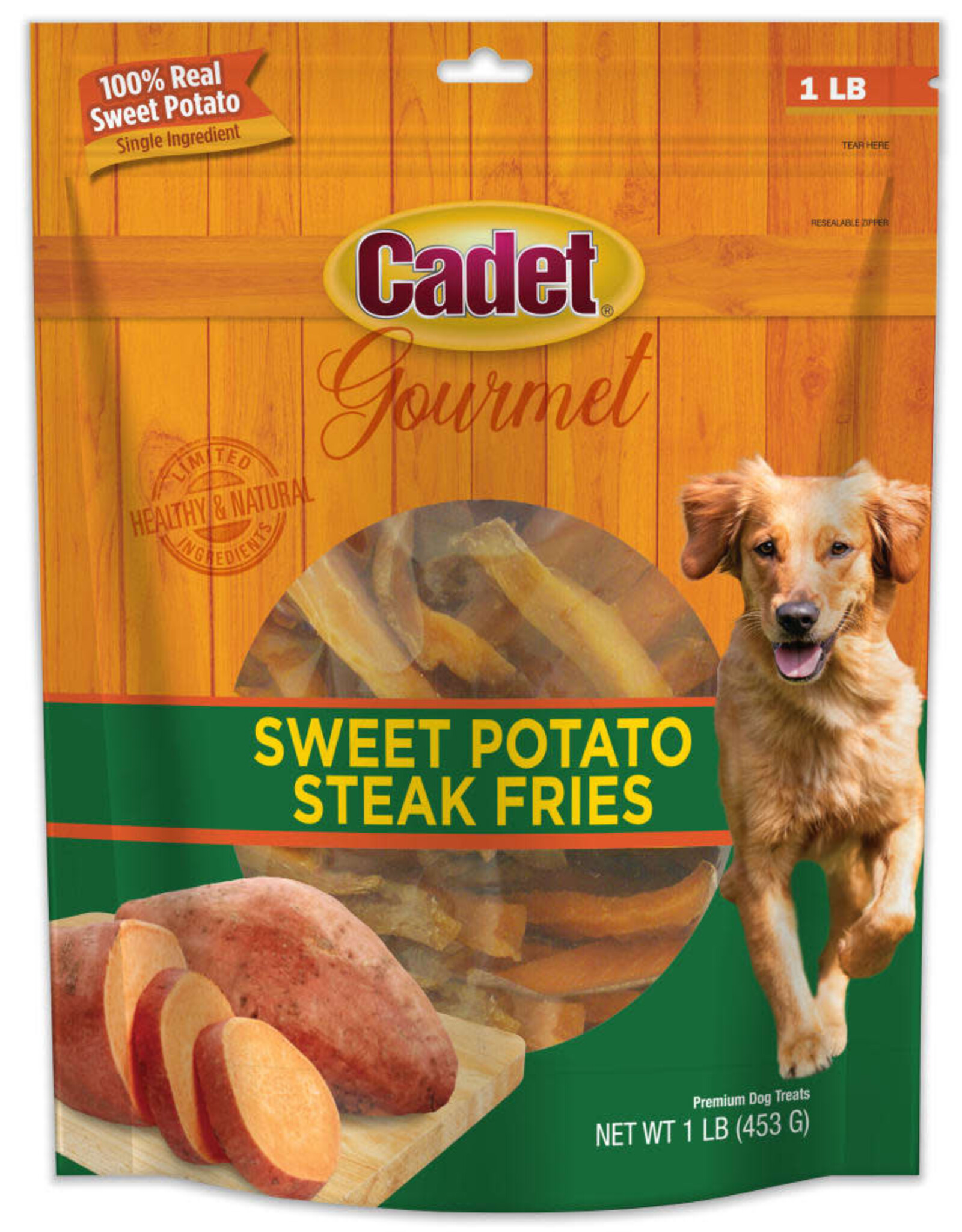 Cadet Sweet Potato Steak Fries Dog Treats - 2 lb