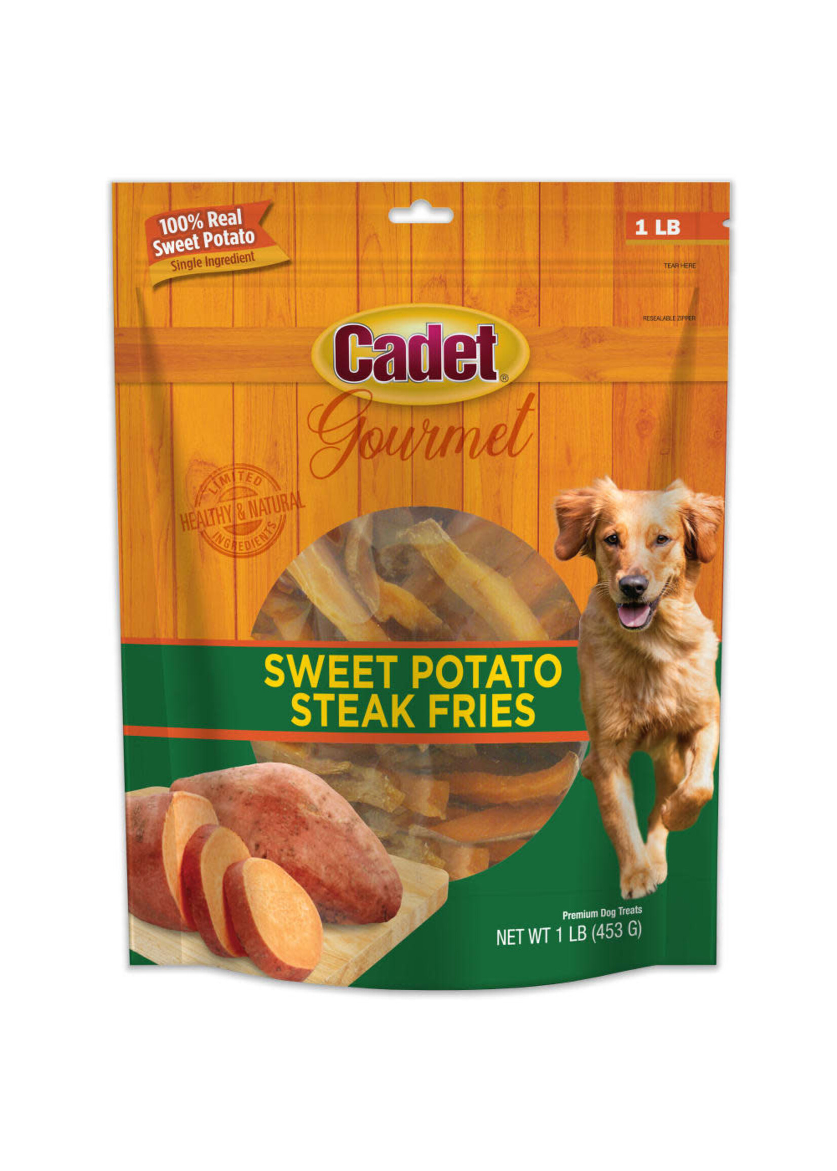 Cadet Sweet Potato Steak Fries Dog Treats - 2 lb