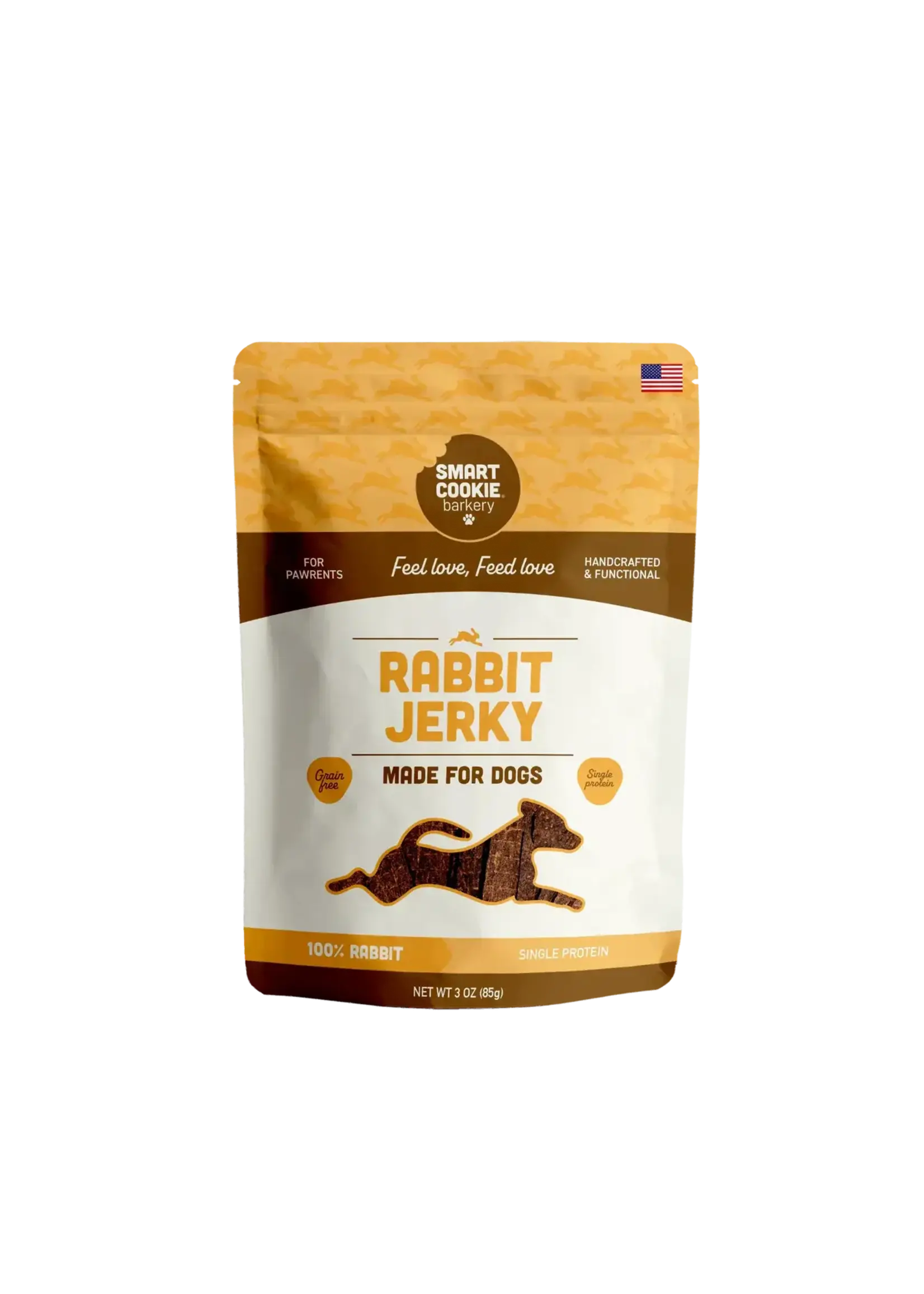 Smart Cookie Dog Treats Rabbit Jerky Strips - 3 oz.