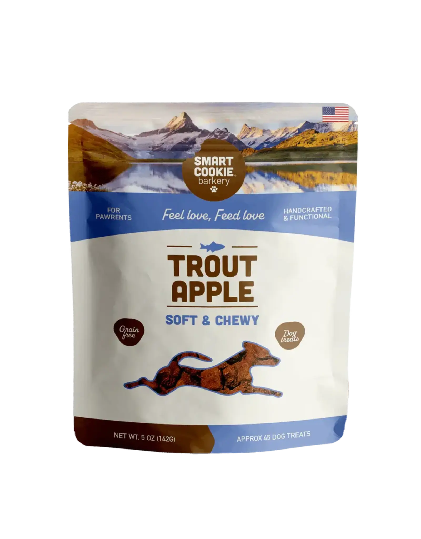 Smart Cookie Dog Treats Trout & Apple - 5 oz.