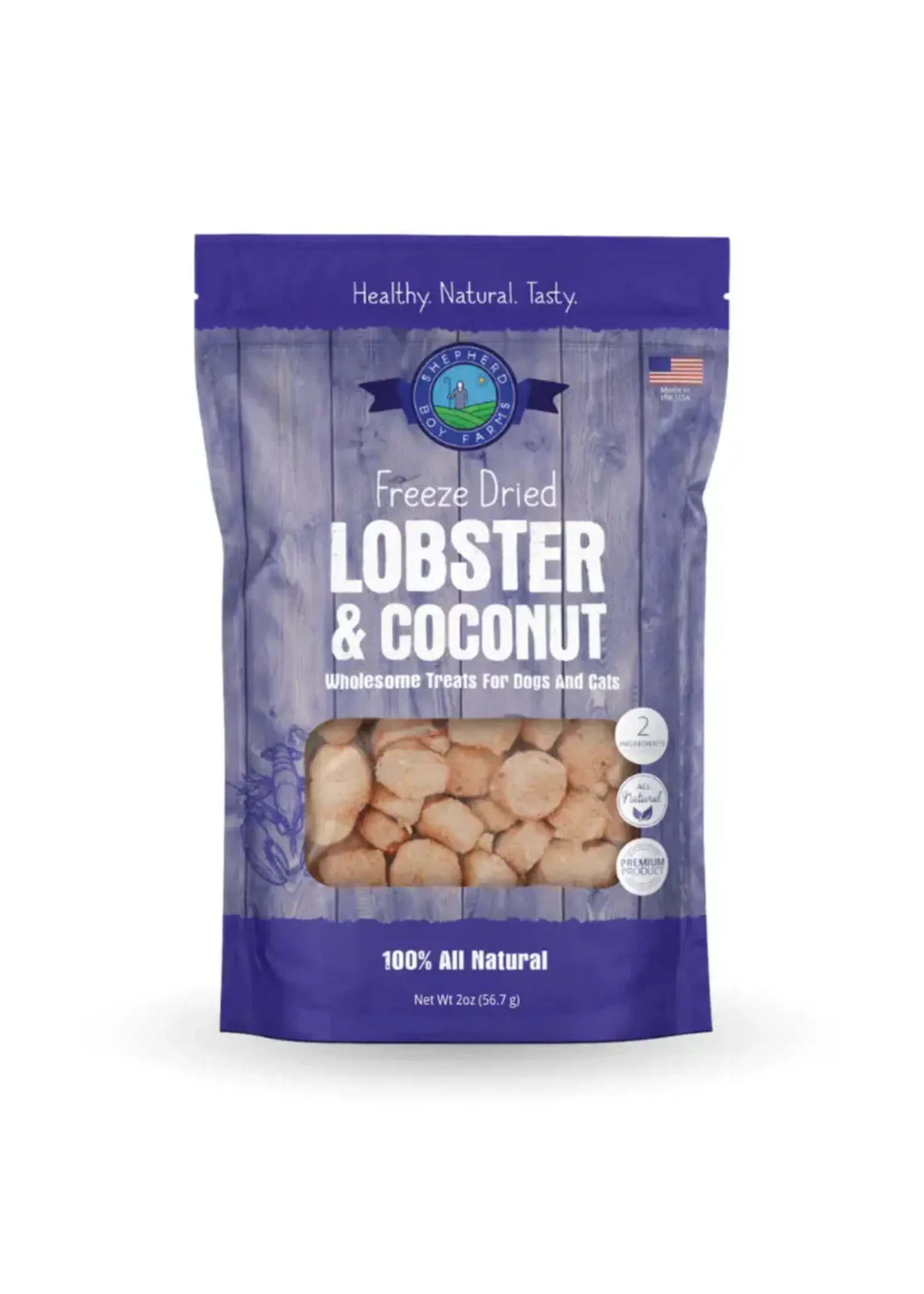 Shepherd Boy Farms Freeze Dried Lobster & Coconut Dog & Cat Treats - 3 oz