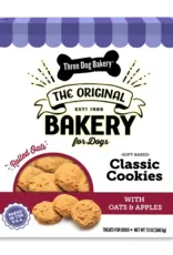 Three Dog Bakery Three Dog Bakery Soft Baked Classic Cookies Oats & Apples Dog Treats - 13 oz