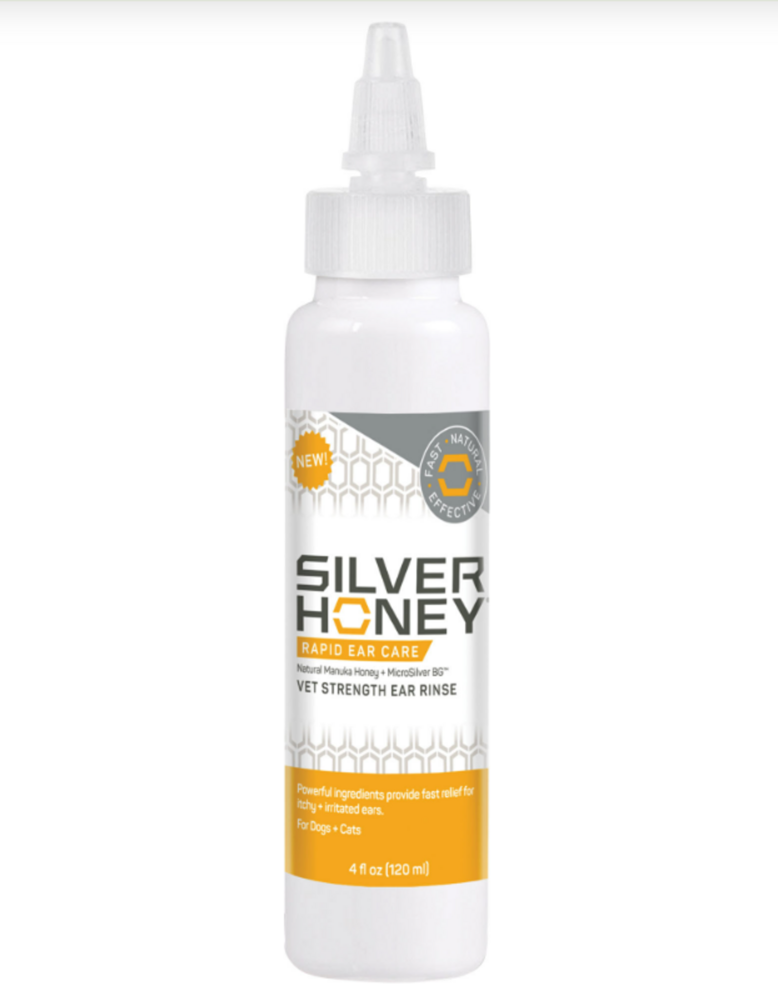 Silver Honey Silver Honey Rapid Ear Care Vet Strength Ear Rinse - 4 oz