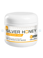 Silver Honey Silver Honey Rapid Ear Care Vet Strength Pet Wipes - 50 Count