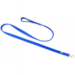 Coastal Pet Products Coastal Nylon Double Dog Collar & Double Ply Dog Leash 2906 - Blue, 1" X 6'
