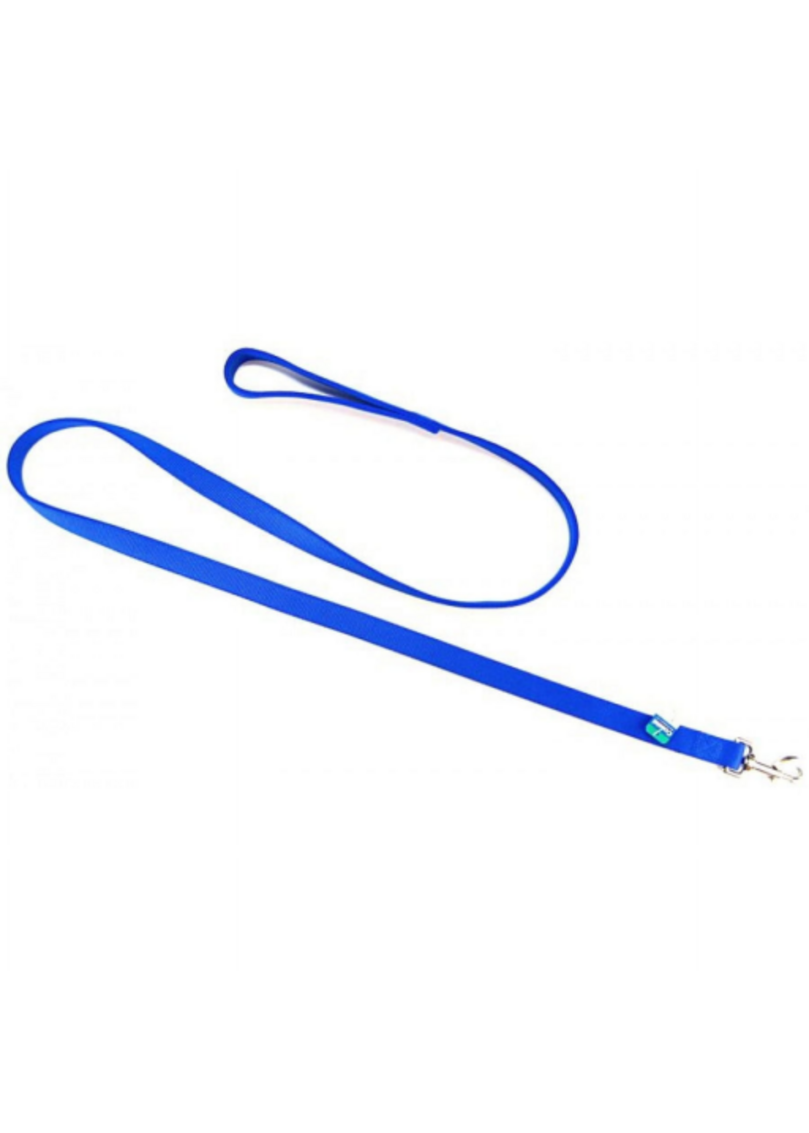 Coastal Pet Products Coastal Nylon Double Dog Collar & Double Ply Dog Leash 2906 - Blue, 1" X 6'