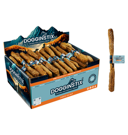 Dogginstix Braided Lamb Collagen Barbell