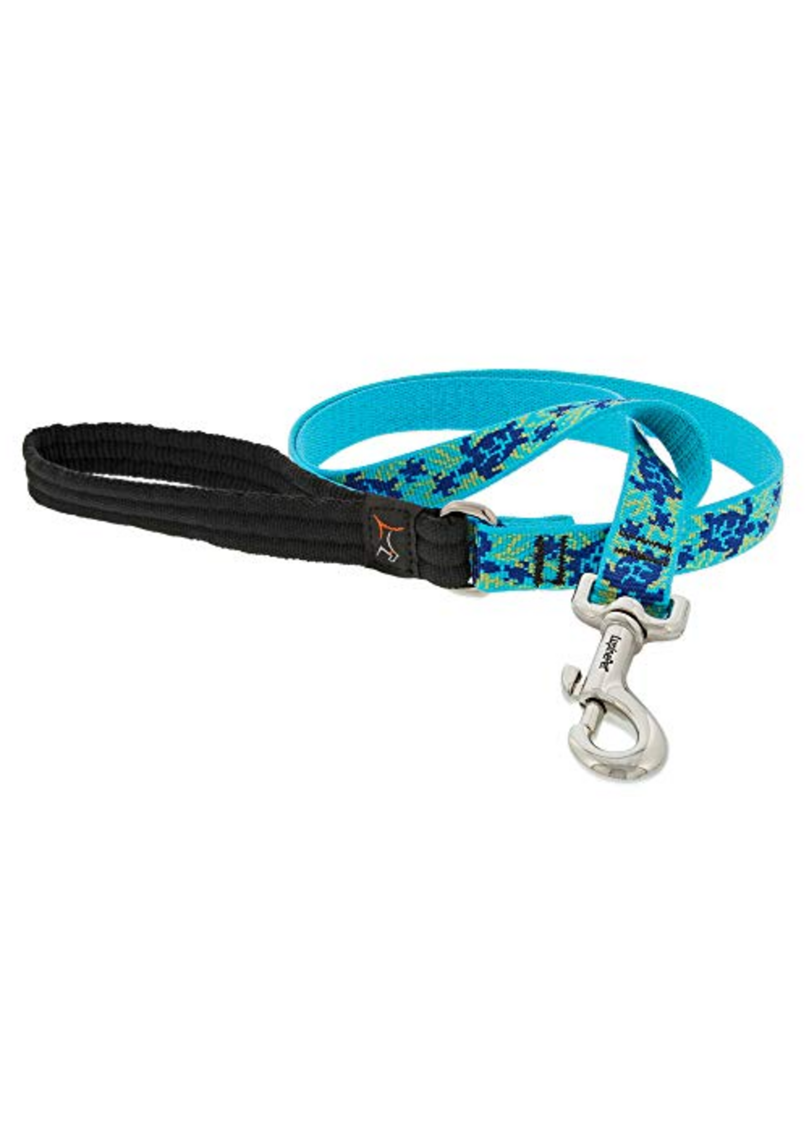 LupinePet LupinePet Dog Lead 3/4" Turtle Reef 6-Foot Padded Handle Leash