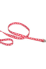 Coastal Pet Products Coastal LEASH STYLES 6' X 5/8" RED BONES RBO06
