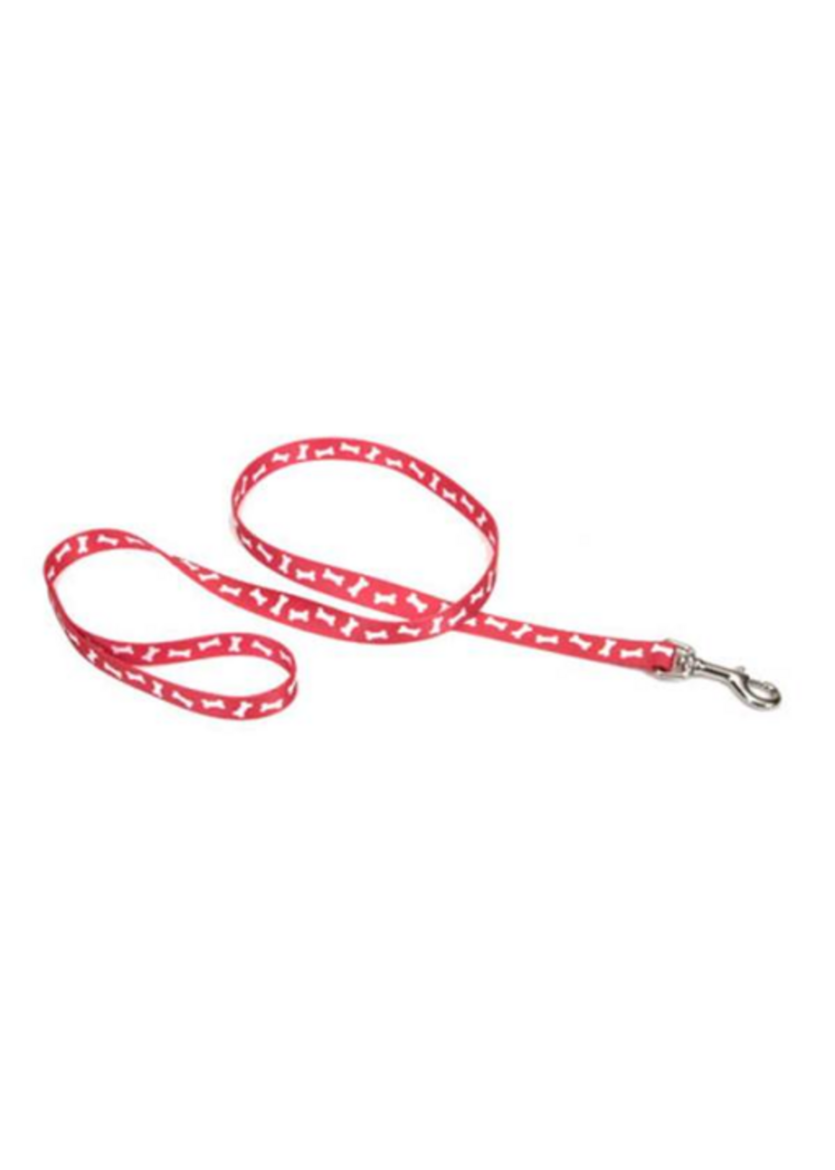 Coastal Pet Products Coastal LEASH STYLES 6' X 5/8" RED BONES RBO06