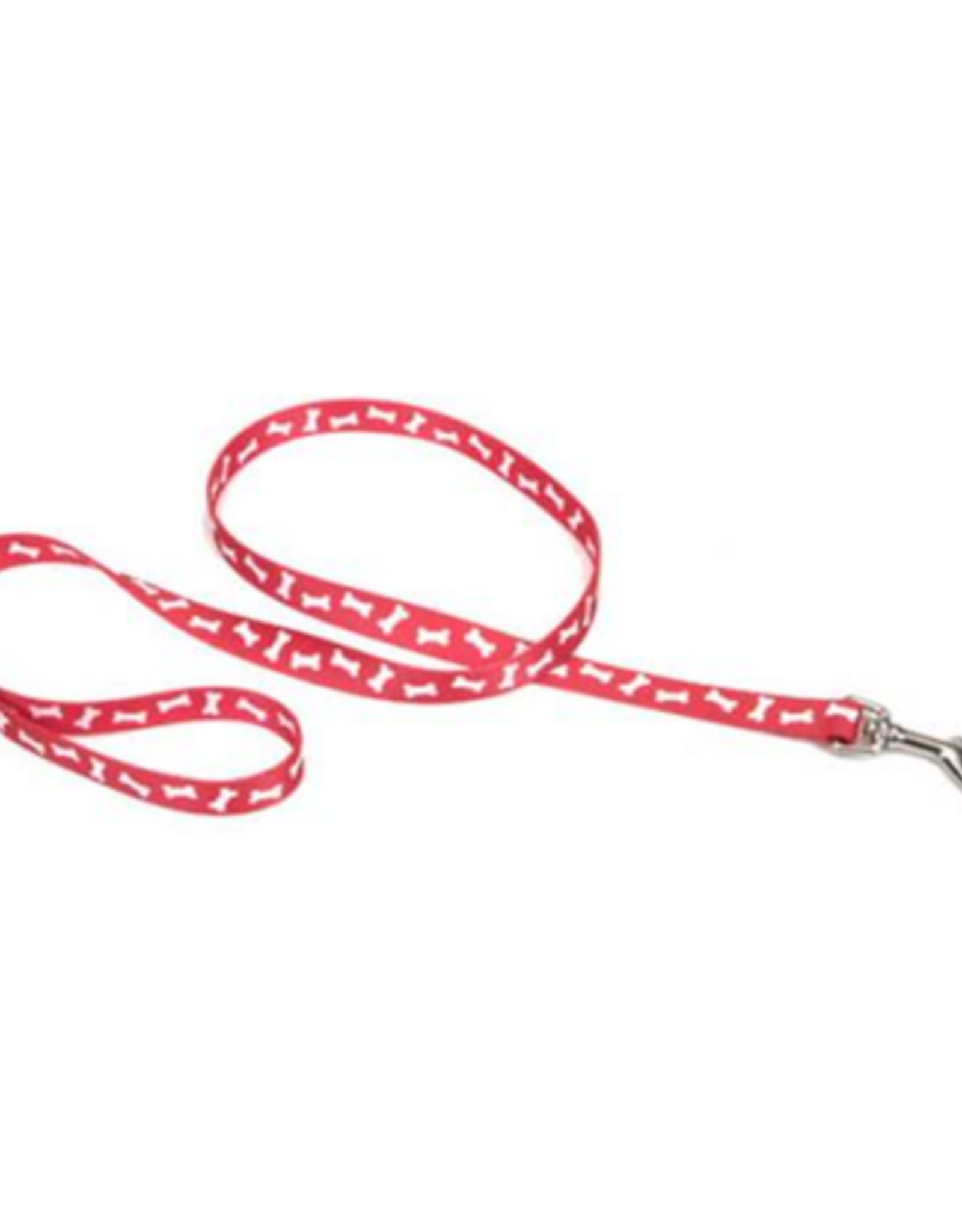 Coastal Pet Products Coastal LEASH STYLES 6' X 5/8" RED BONES RBO06