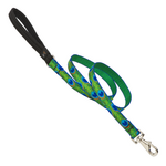 LupinePet LupinePet Dog Lead 3/4" Tail Feathers 6-foot Padded Handle Leash