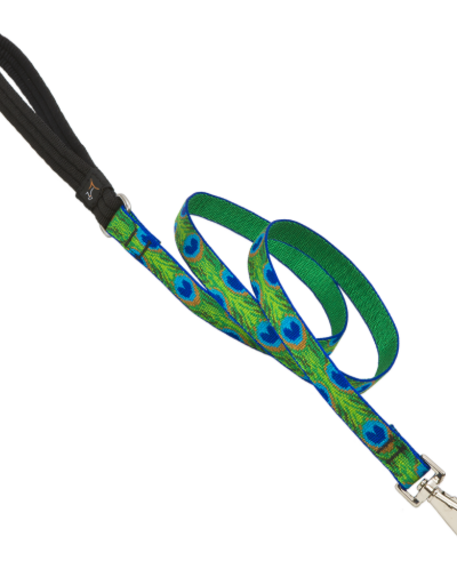 LupinePet LupinePet Lead 3/4" Tail Feathers 6-foot Padded Handle Leash
