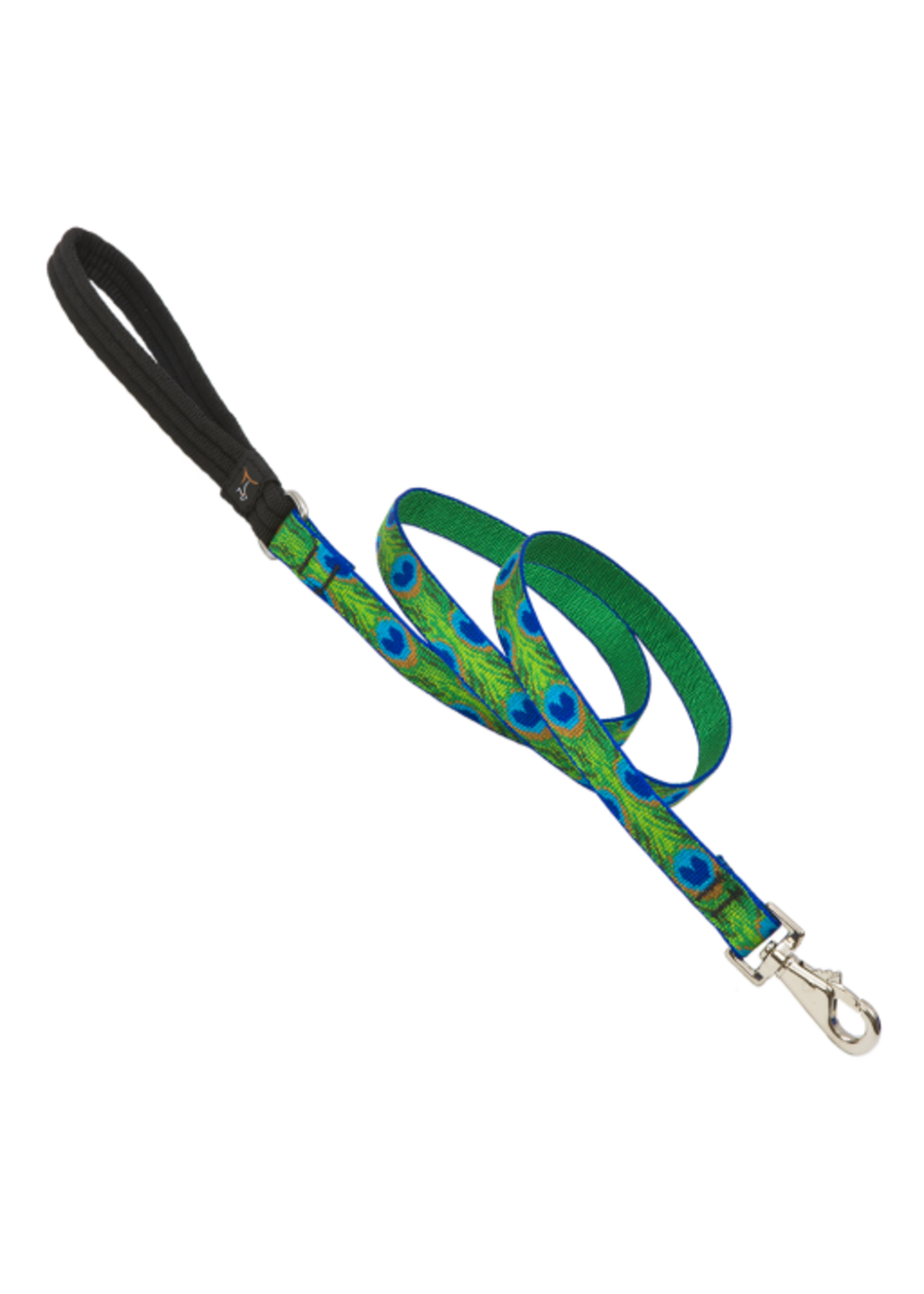 LupinePet LupinePet Dog Lead 3/4" Tail Feathers 6-foot Padded Handle Leash