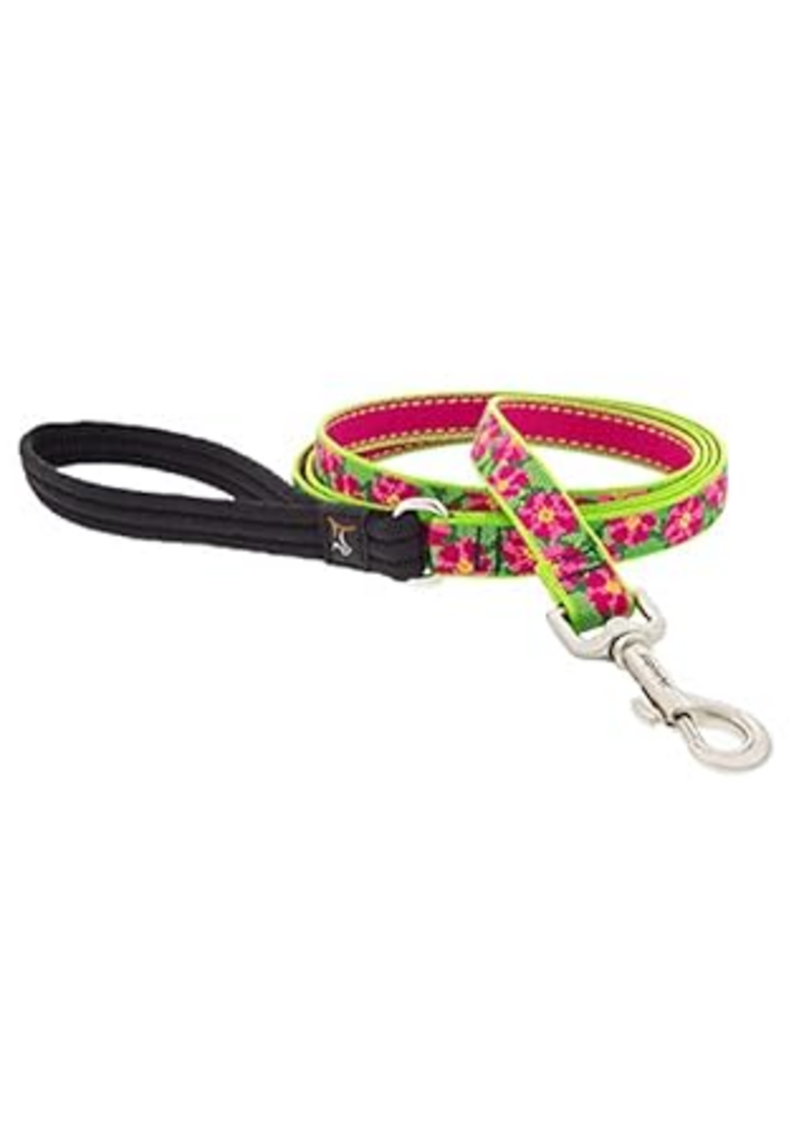 LupinePet LupinePet Dog Lead 3/4" Petunia 6-foot Padded Handle Leash