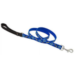LupinePet LupinePet Dog Lead 3/4" Dapper Dog 6-foot Padded Handle Leash