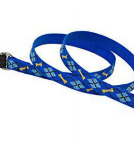 LupinePet Lupinepet Lead 3/4" Dapper Dog 6-foot Padded Handle Leash