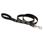 LupinePet LupinePet Dog Lead 3/4" Bling Bonz 6-foot Padded Handle Leash