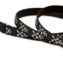 LupinePet Lupinepet Lead 3/4" Bling Bonz 6-foot Padded Handle Leash