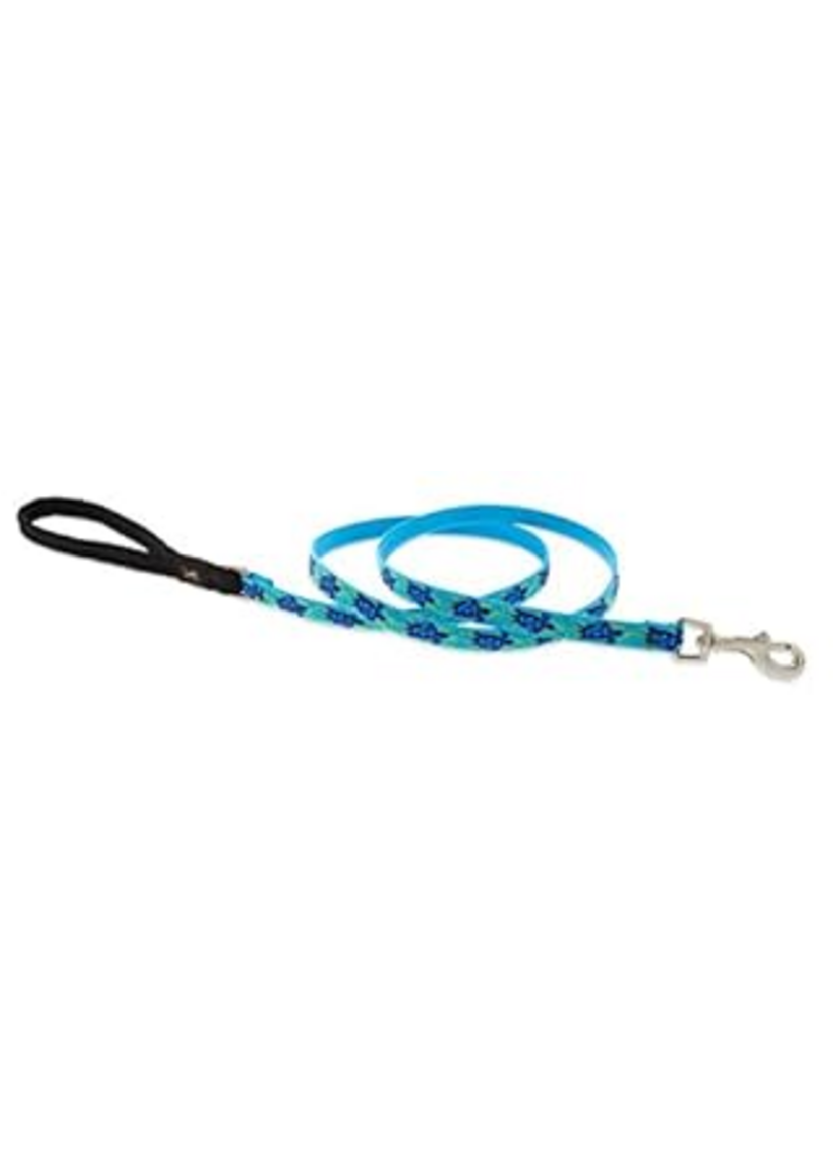 LupinePet LupinePet Dog Lead 1/2" Turtle Reef 6-foot Padded Handle Leash