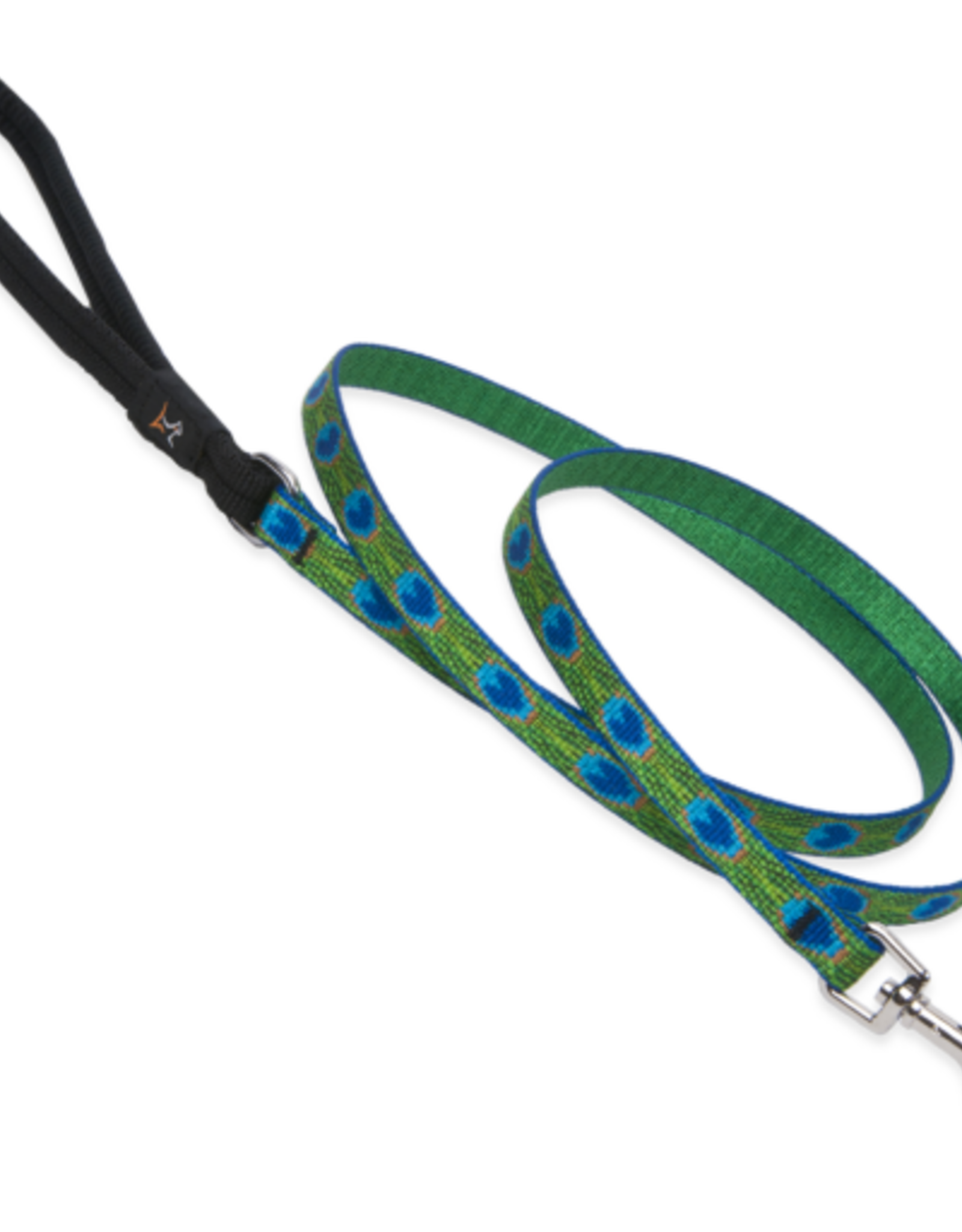 LupinePet Lupinepet Lead 1/2" Tail Feathers 6-foot Padded Handle Leash
