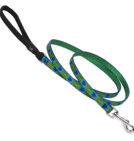 LupinePet Lupinepet Lead 1/2" Tail Feathers 6-foot Padded Handle Leash