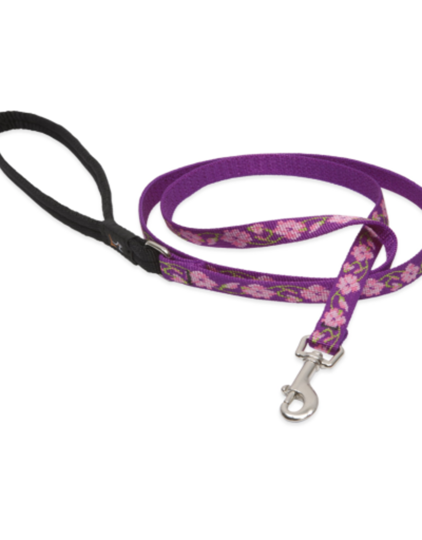 LupinePet Lupinepet Lead 1/2" Rose Garden 6-foot Padded Handle Leash