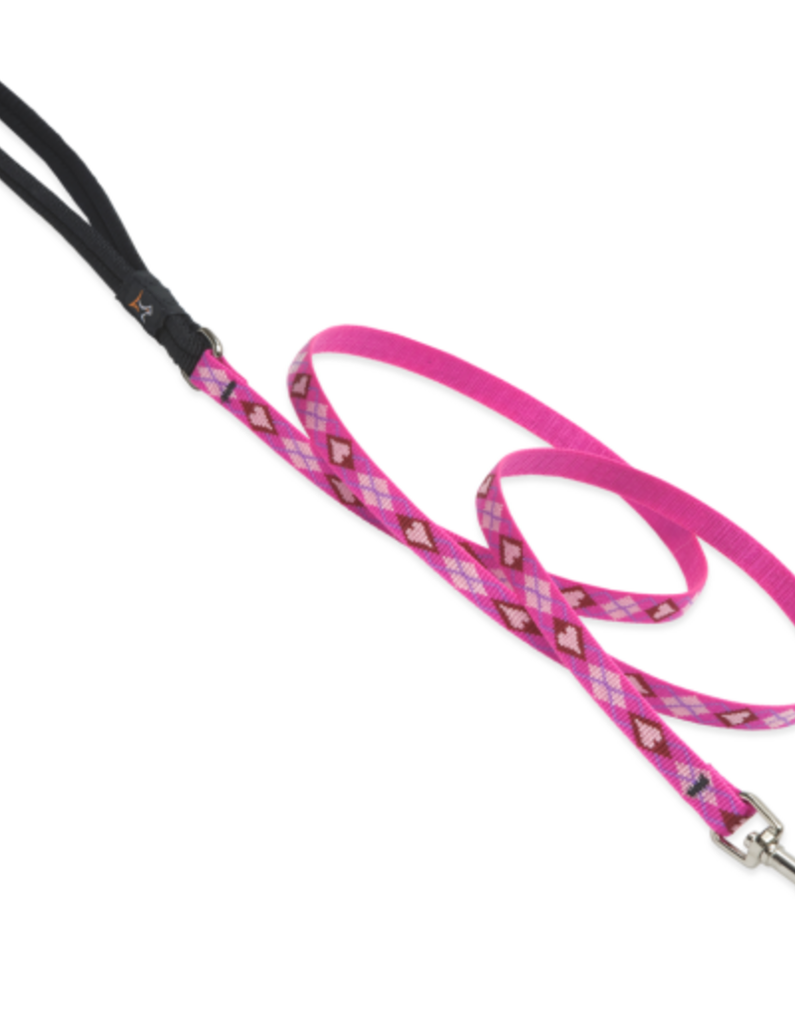LupinePet Lupinepet Lead 1/2" Puppy Love 6-foot Padded Handle Leash