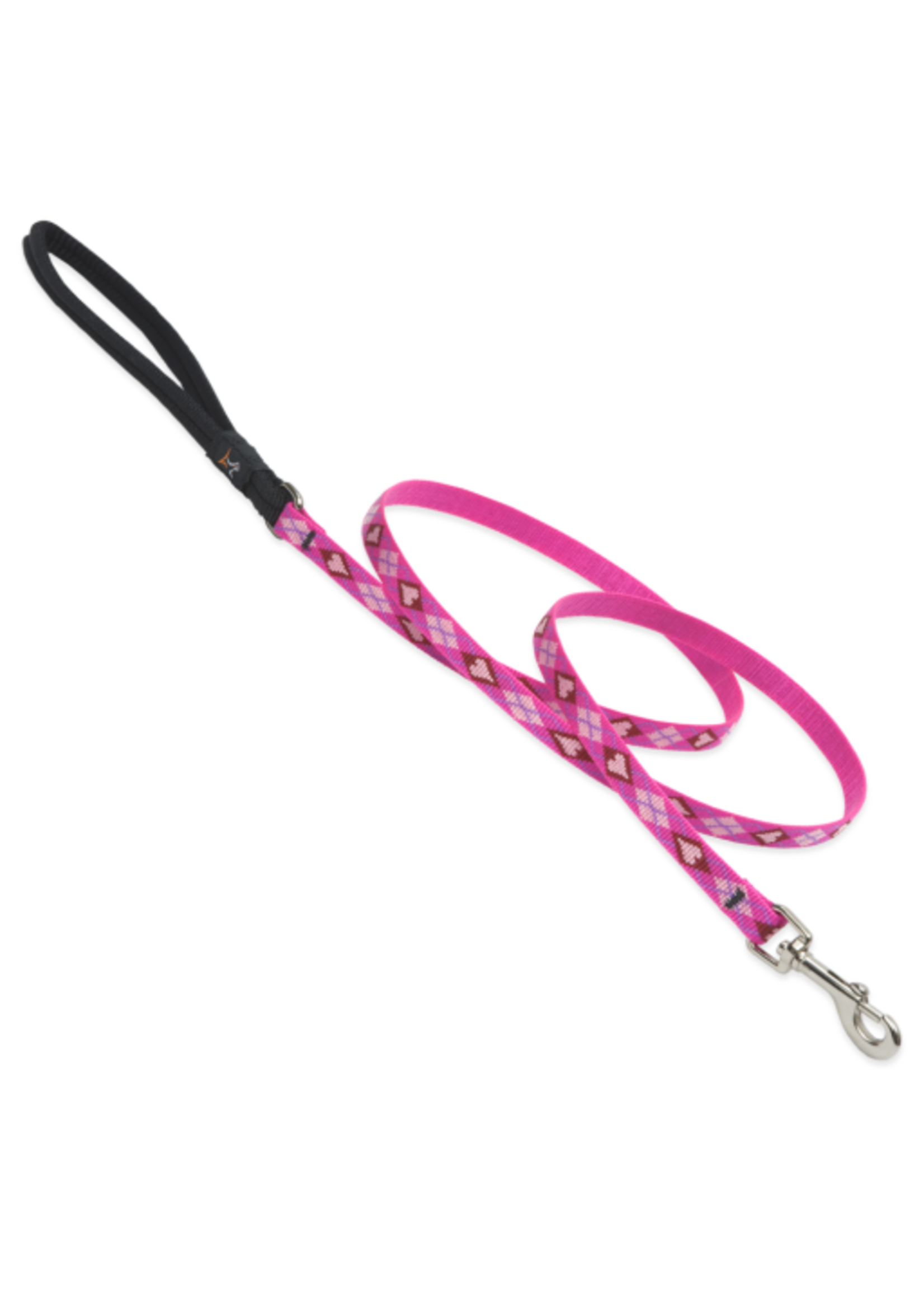 LupinePet LupinePet Dog Lead 1/2" Puppy Love 6-foot Padded Handle Leash