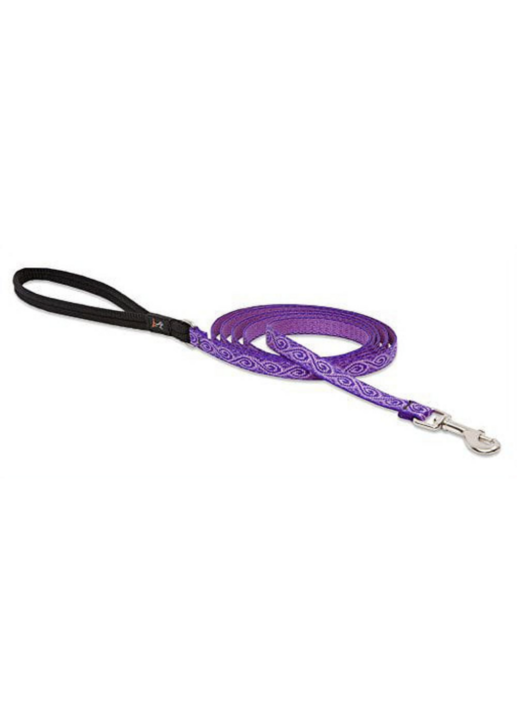 LupinePet LupinePet Dog Lead 1/2" Jelly Roll 6-foot Padded Handle Leash