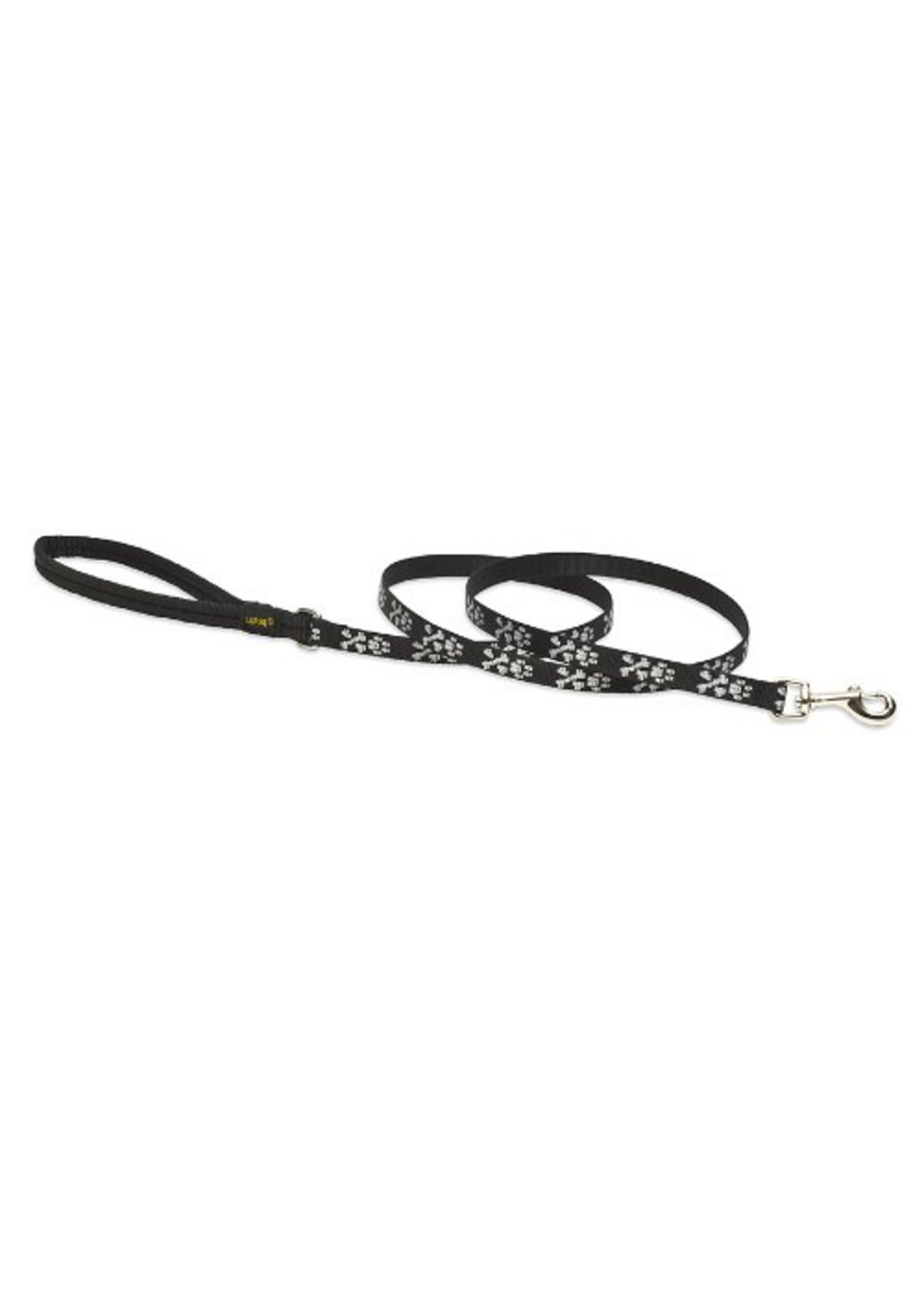 LupinePet LupinePet Dog Lead 1/2" Bling Bonz 6-foot Padded Handle Leash