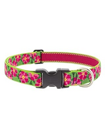 LupinePet LupinePet Dog Collar 1", 12-20" Petunias