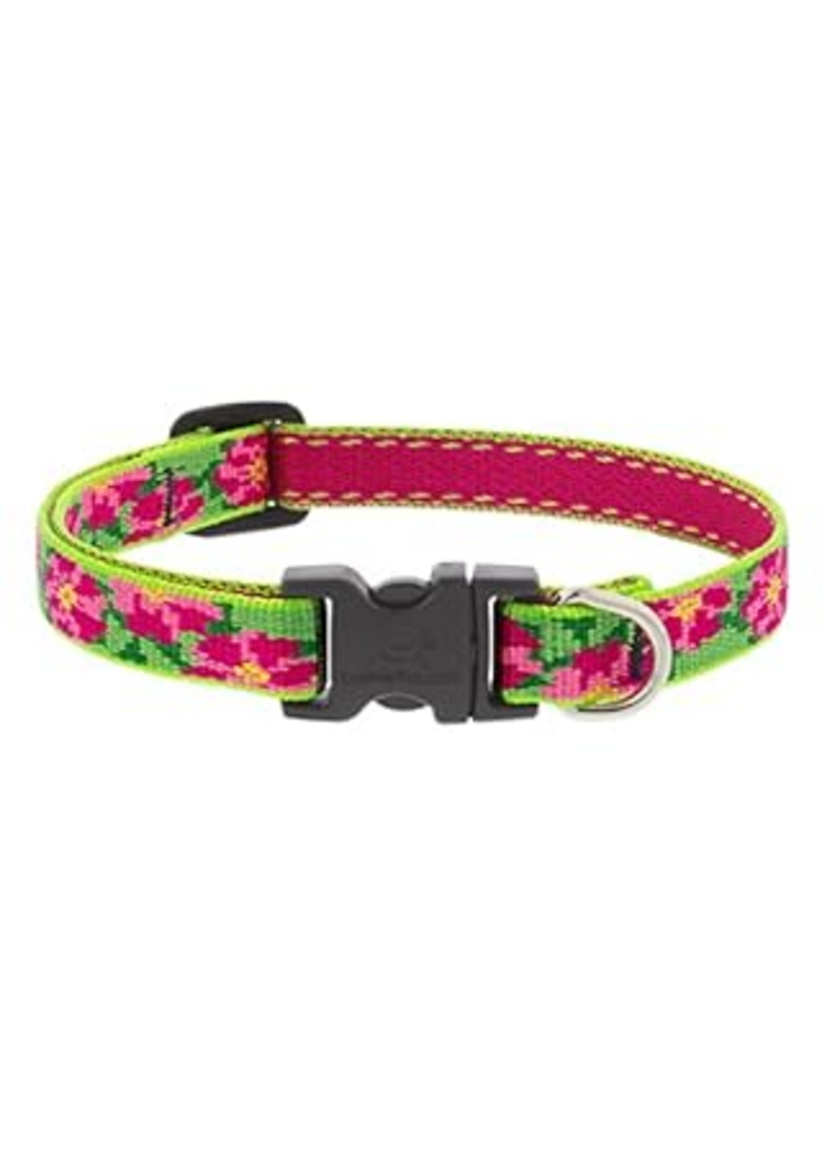 LupinePet LupinePet Dog Collar 1/2", 8-12" Petunias